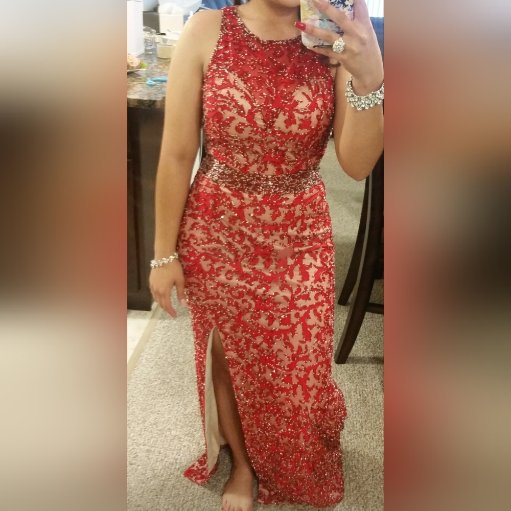 Red Primavera Formal Dress